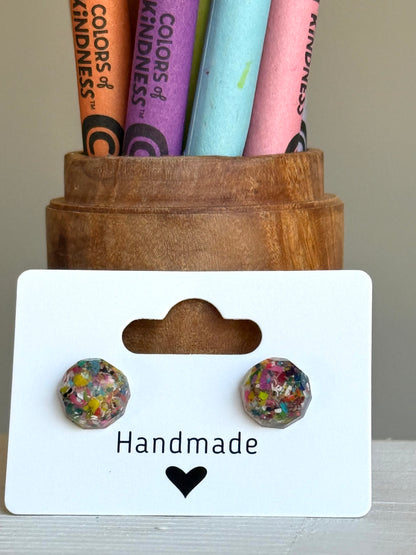 Small Round Studs (Multicolor)