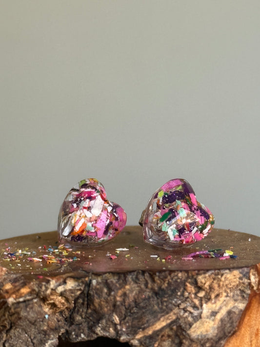 Small Heart Studs (Harmony)