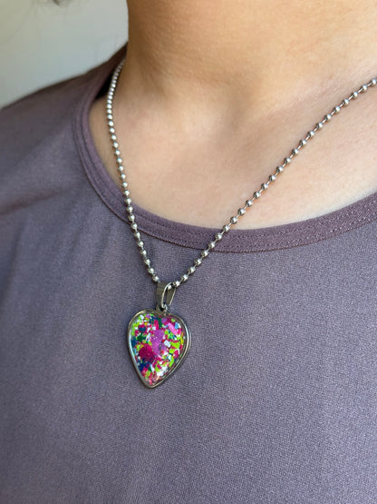 Medium Joy Heart Pendant (Enchanted)