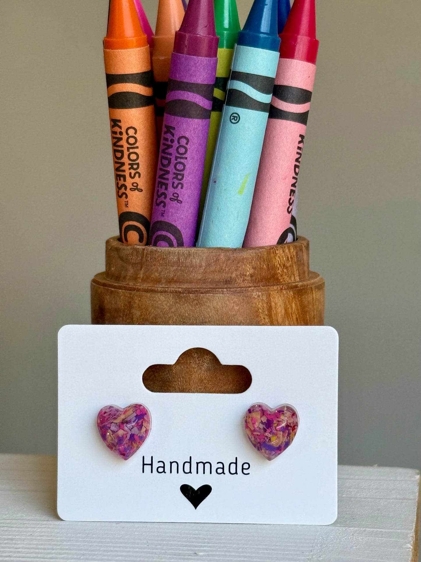 Small Heart Studs (Candy)