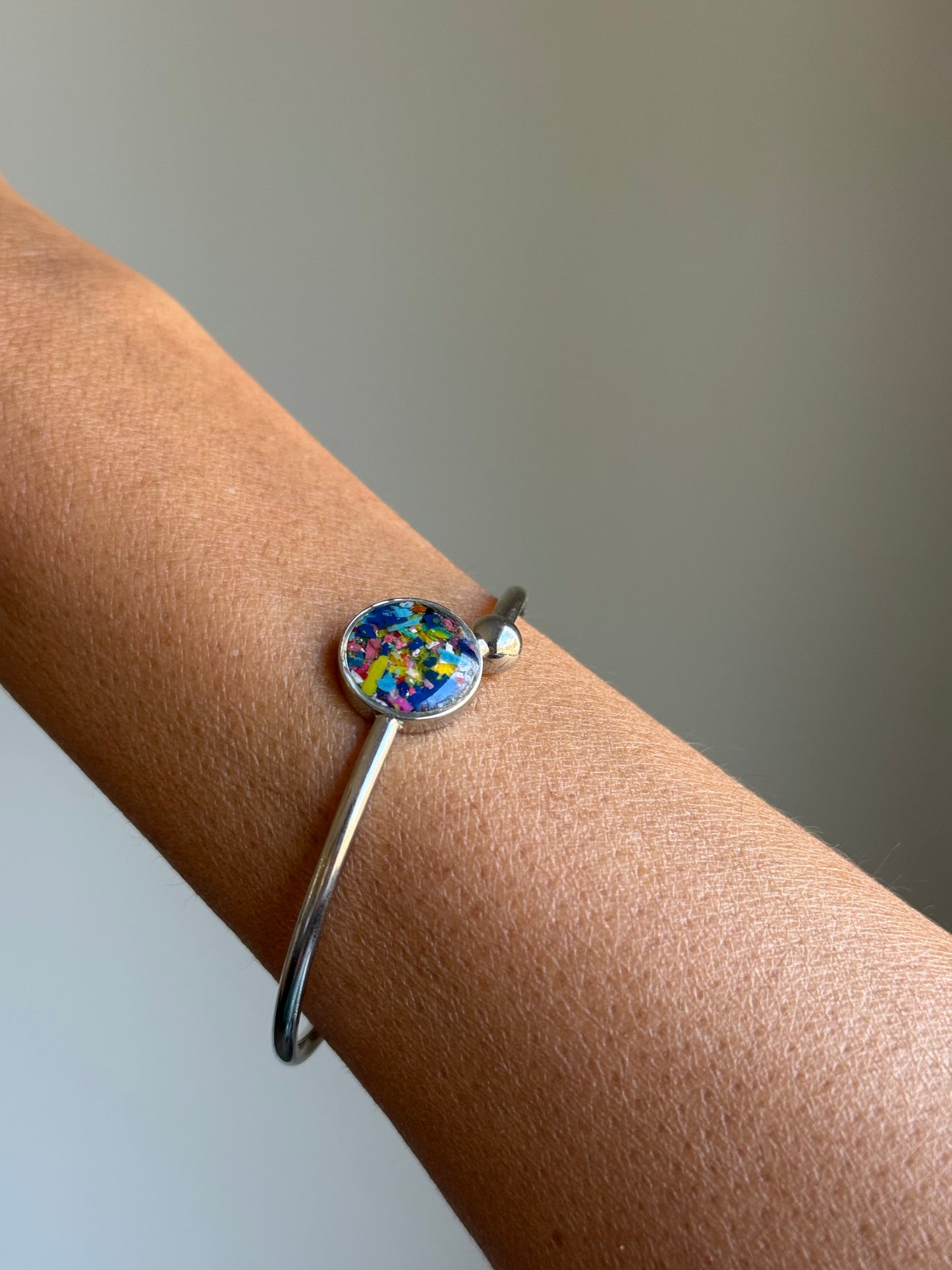 Azulado - Flexible, Single Cuff Bracelet