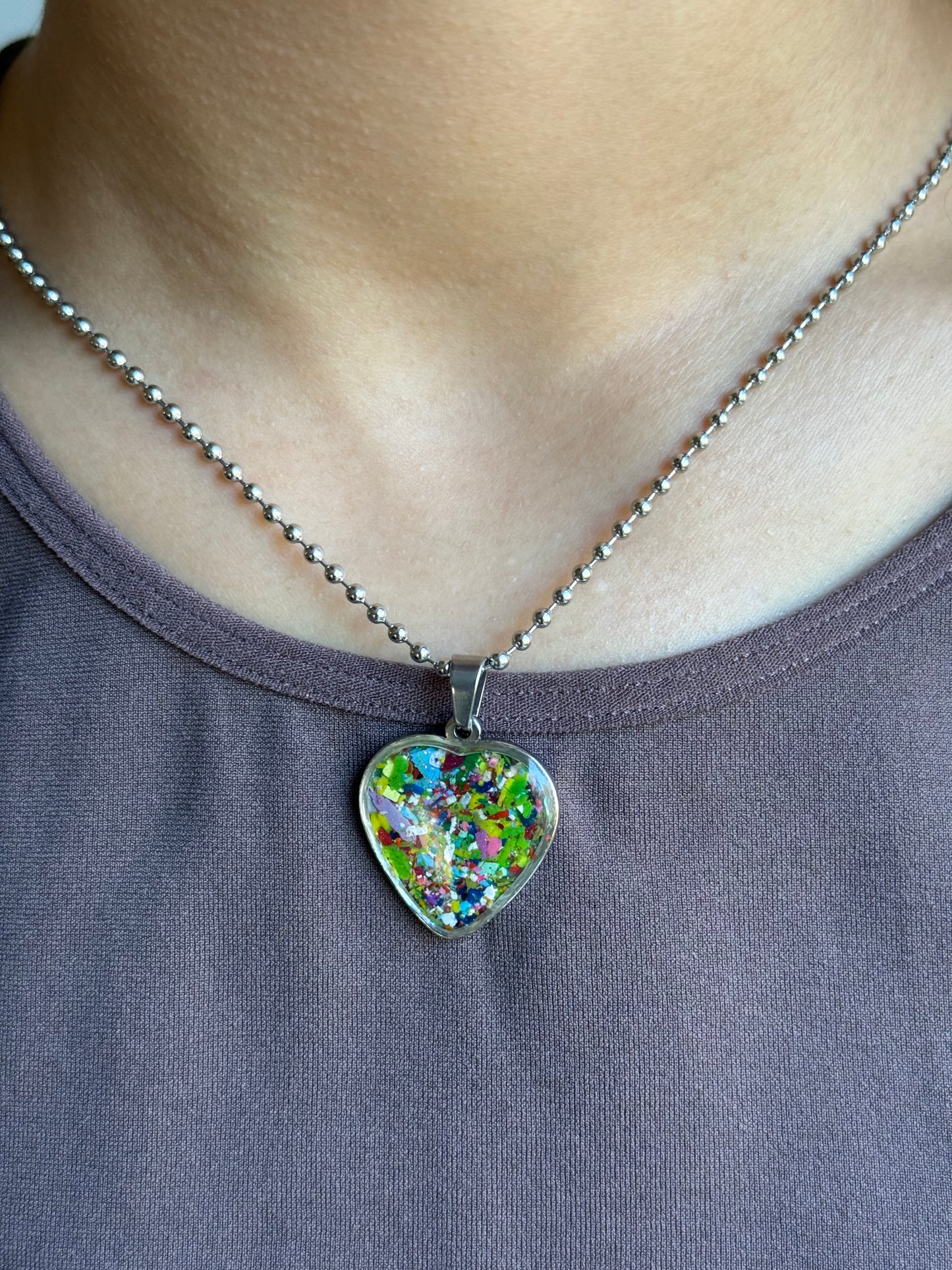 Medium Joy Heart Pendant (Multicolor)