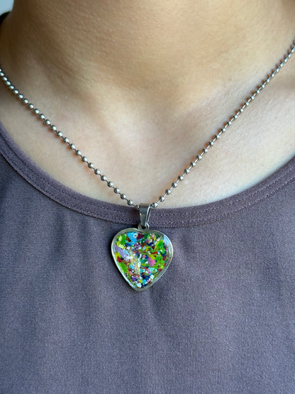 Medium Joy Heart Pendant (Multicolor)