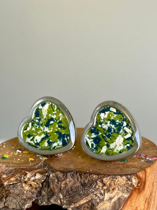 Pendientes de corazón de Zerina