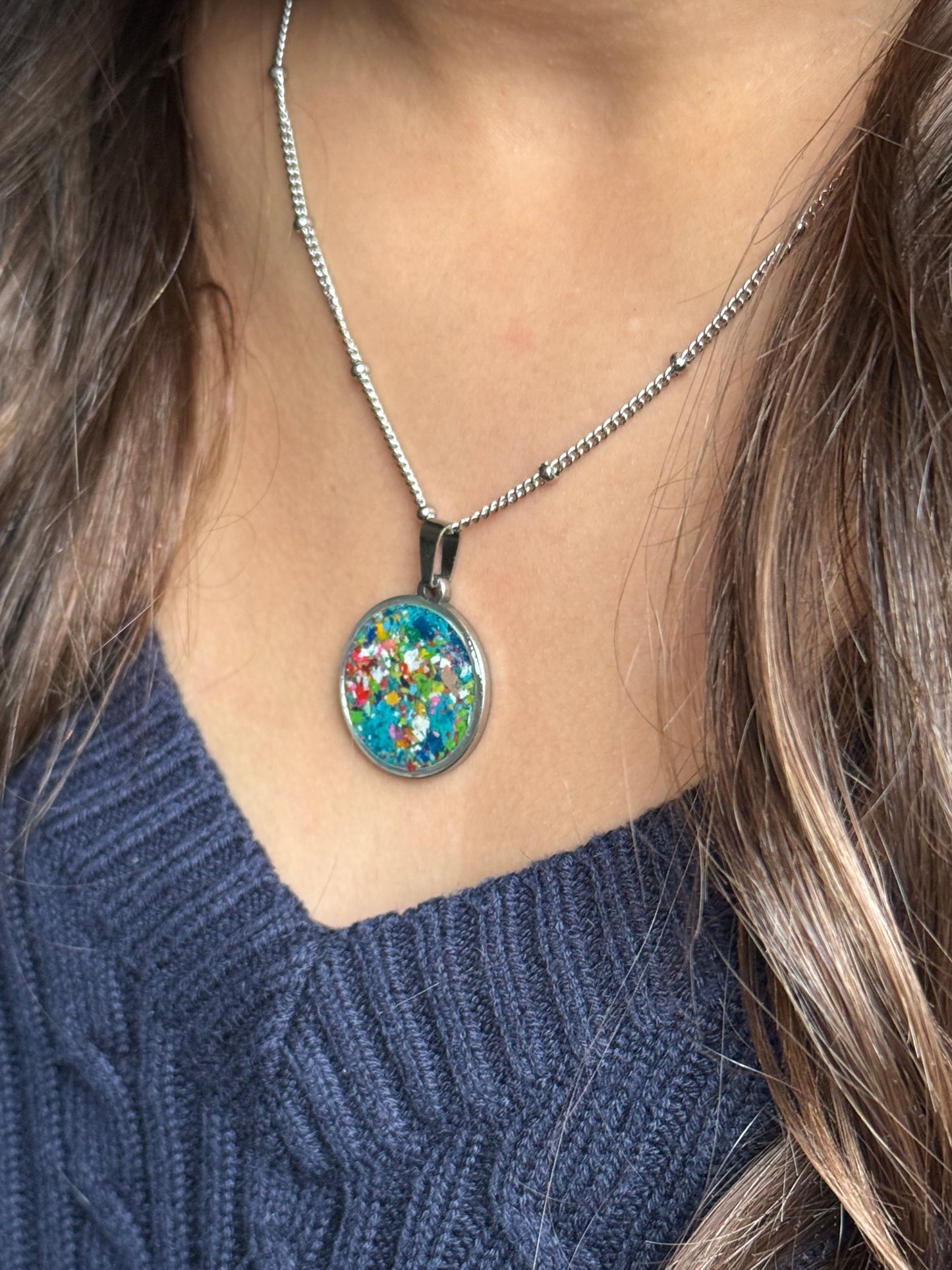 Cerulian (Round Pendant)