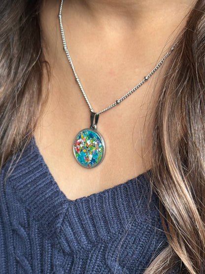 Cerulian (Round Pendant)