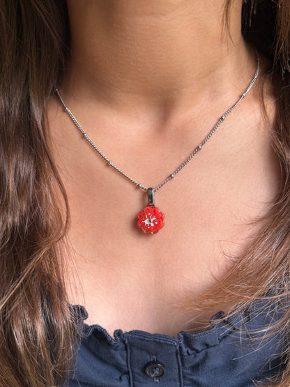 Crayon Bloom Pendant (Melon)