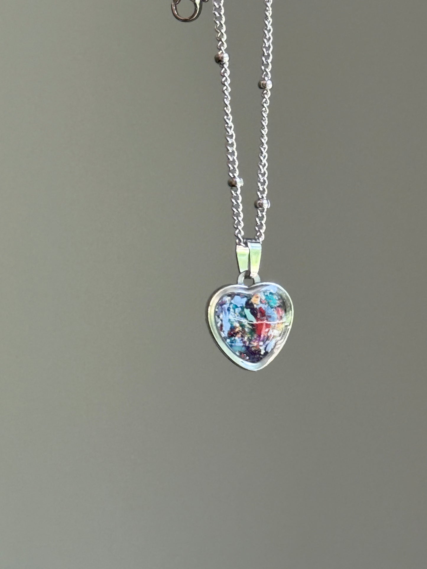 Borbujas Heart Necklace