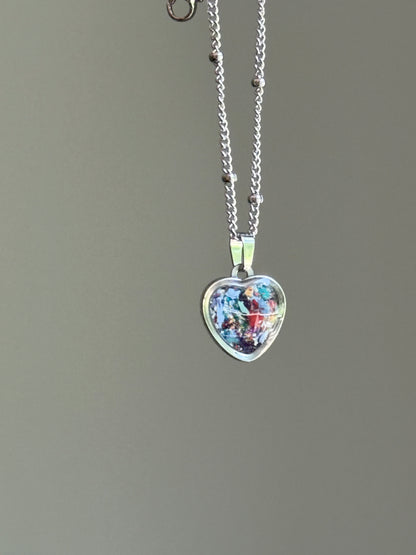 Borbujas Heart Necklace