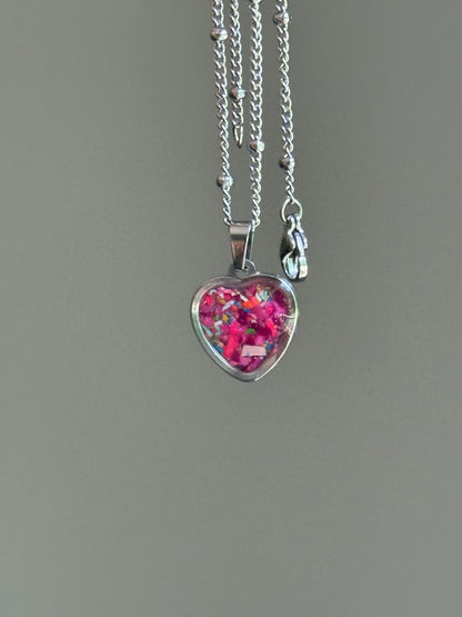 Jelly Heart Necklace