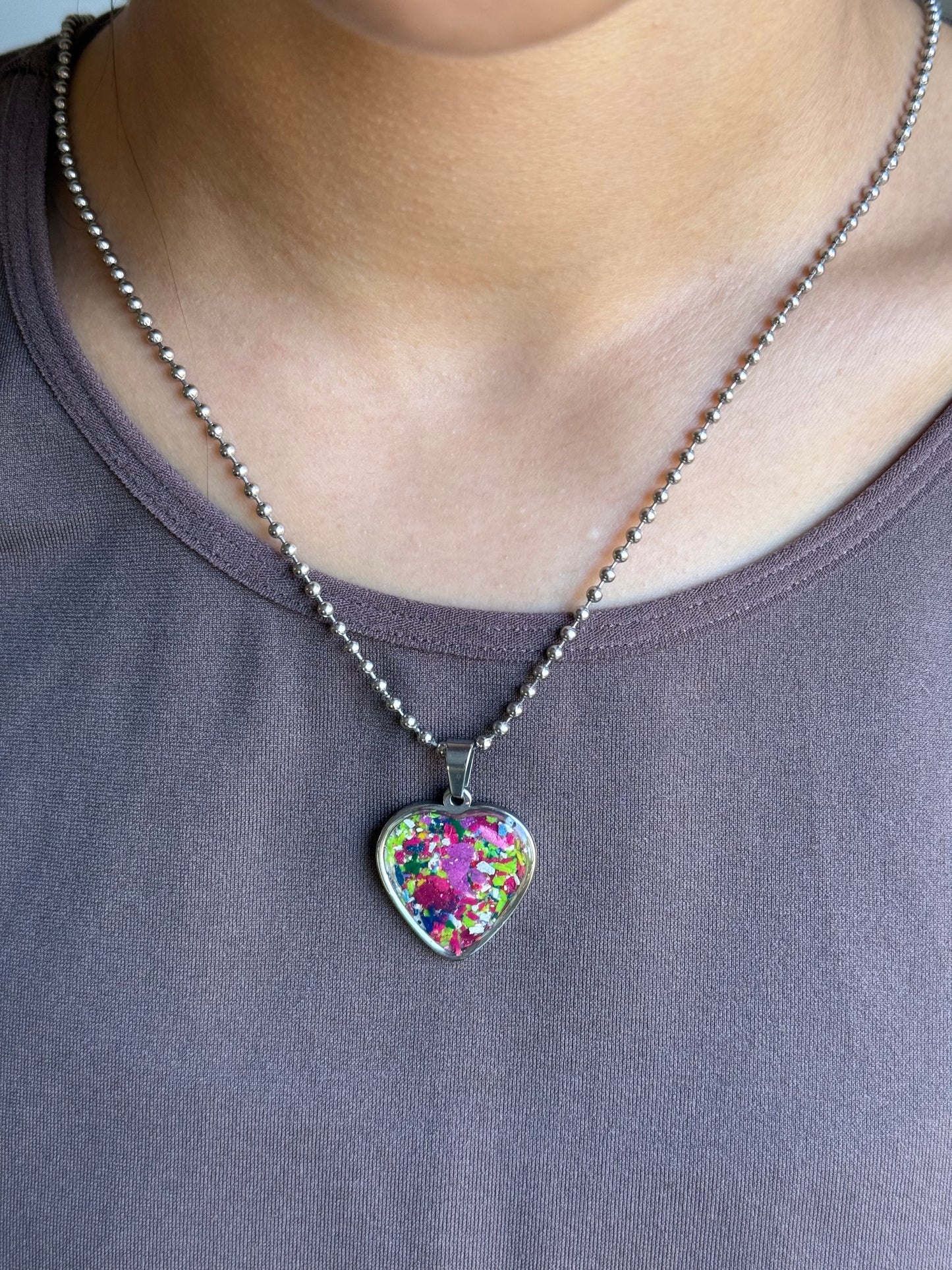 Medium Joy Heart Pendant (Enchanted)
