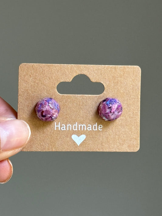 Small round Studs (purples)