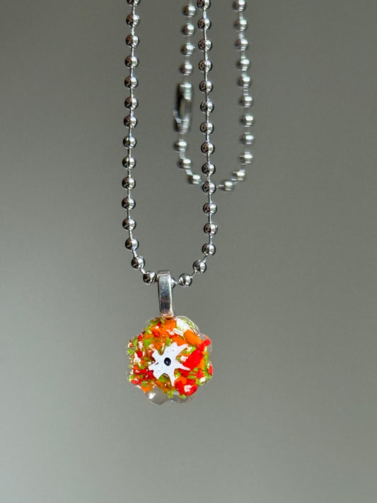 Crayon Blooms Pendant (Tulip)