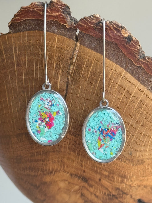 Prisma Drop Earrings (Sea Green)