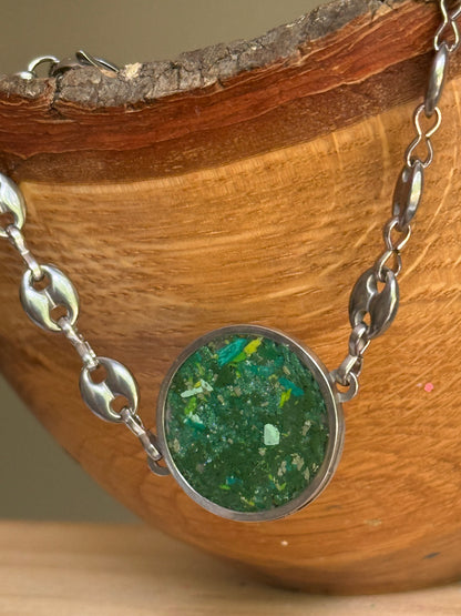 Emerald Links Mariner Bracelet