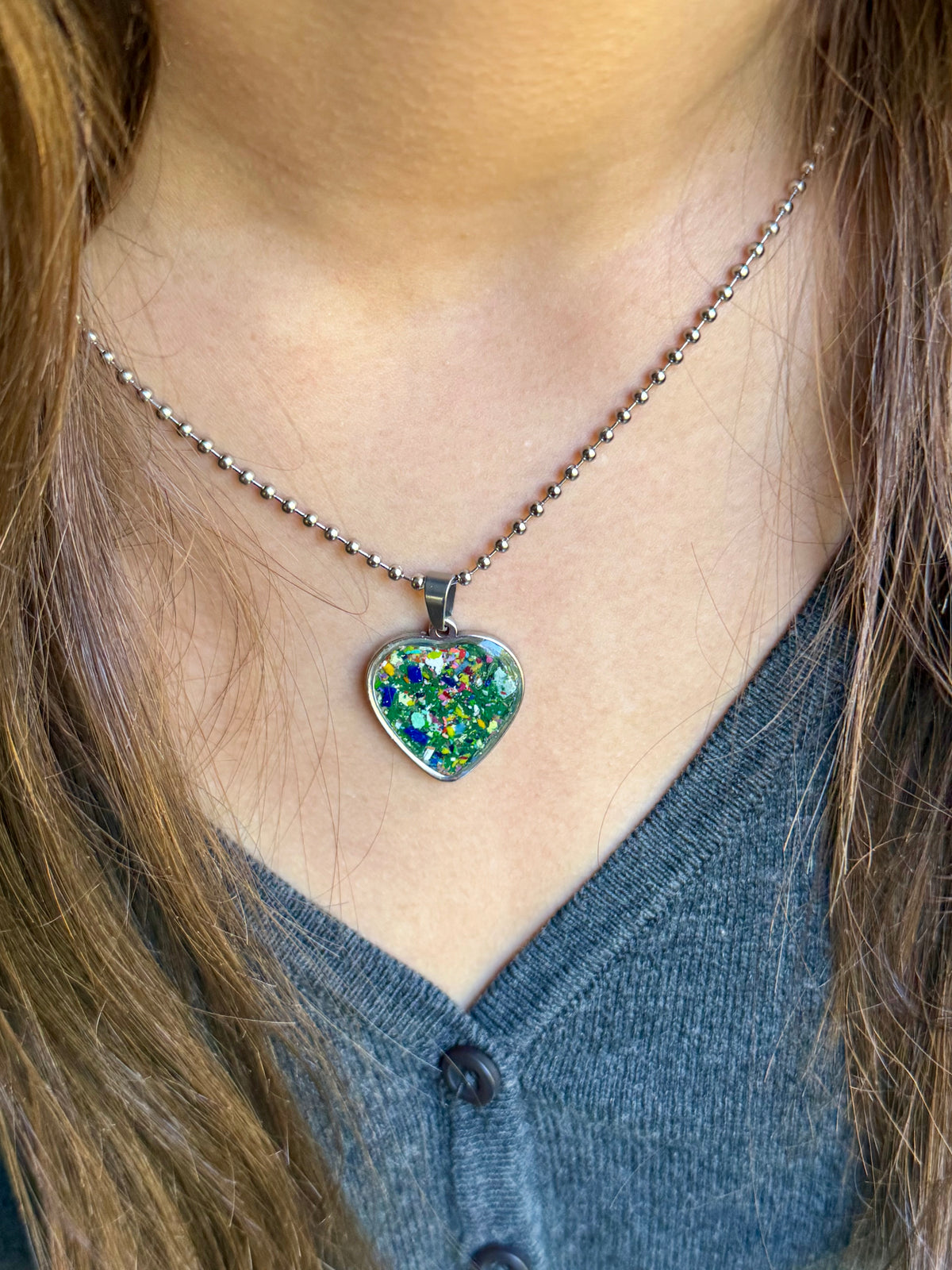 Salty Lady Heart Pendant
