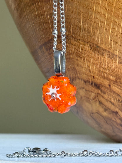 Crayon Bloom Pendant (Orange)