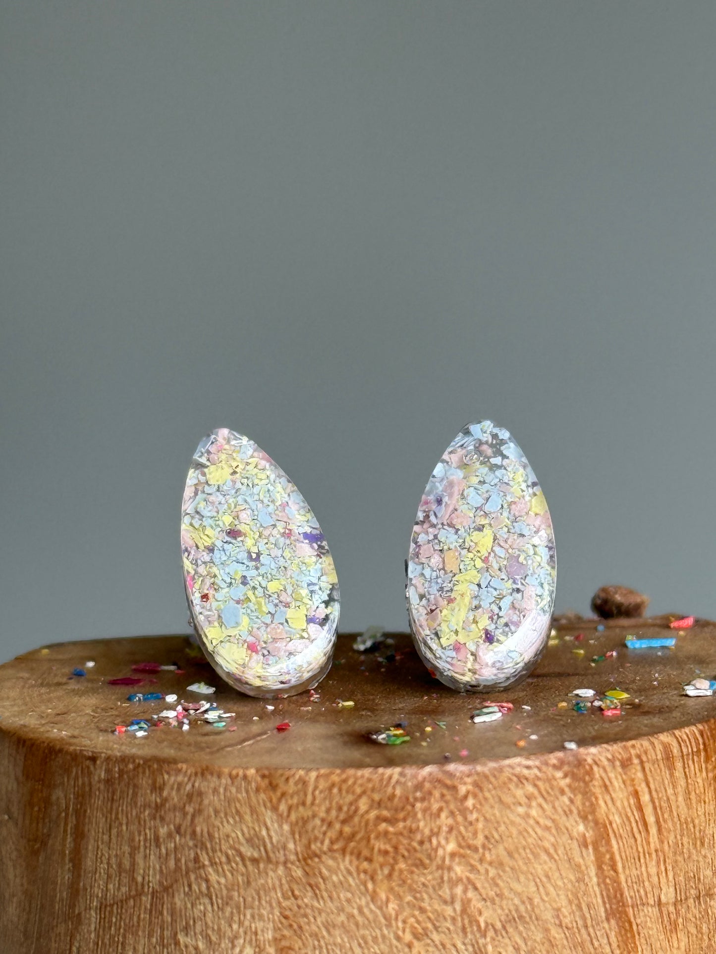 Raindrop Studs (Spring Clouds)