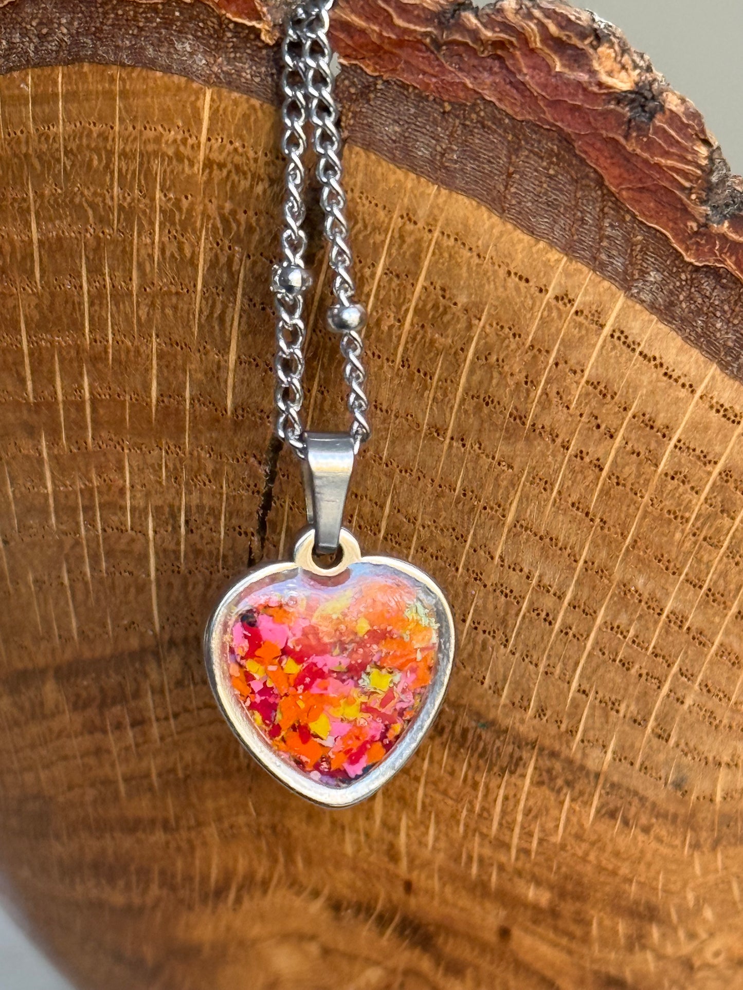 Sarai Heart Pendant (Corales)