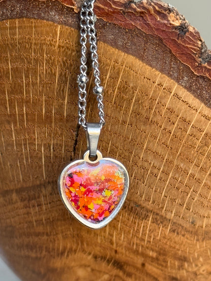 Sarai Heart Pendant (Corales)