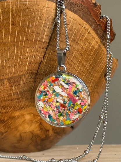 Bold Orbis Necklace (Wild White)