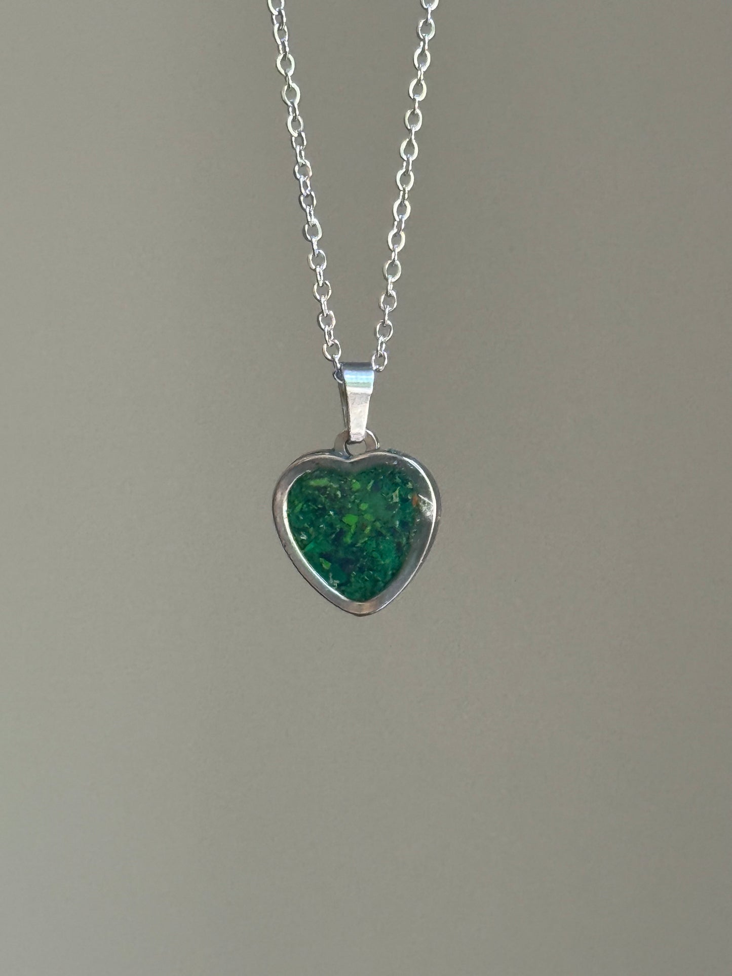 Evergreen  Heart Necklace (Copy)