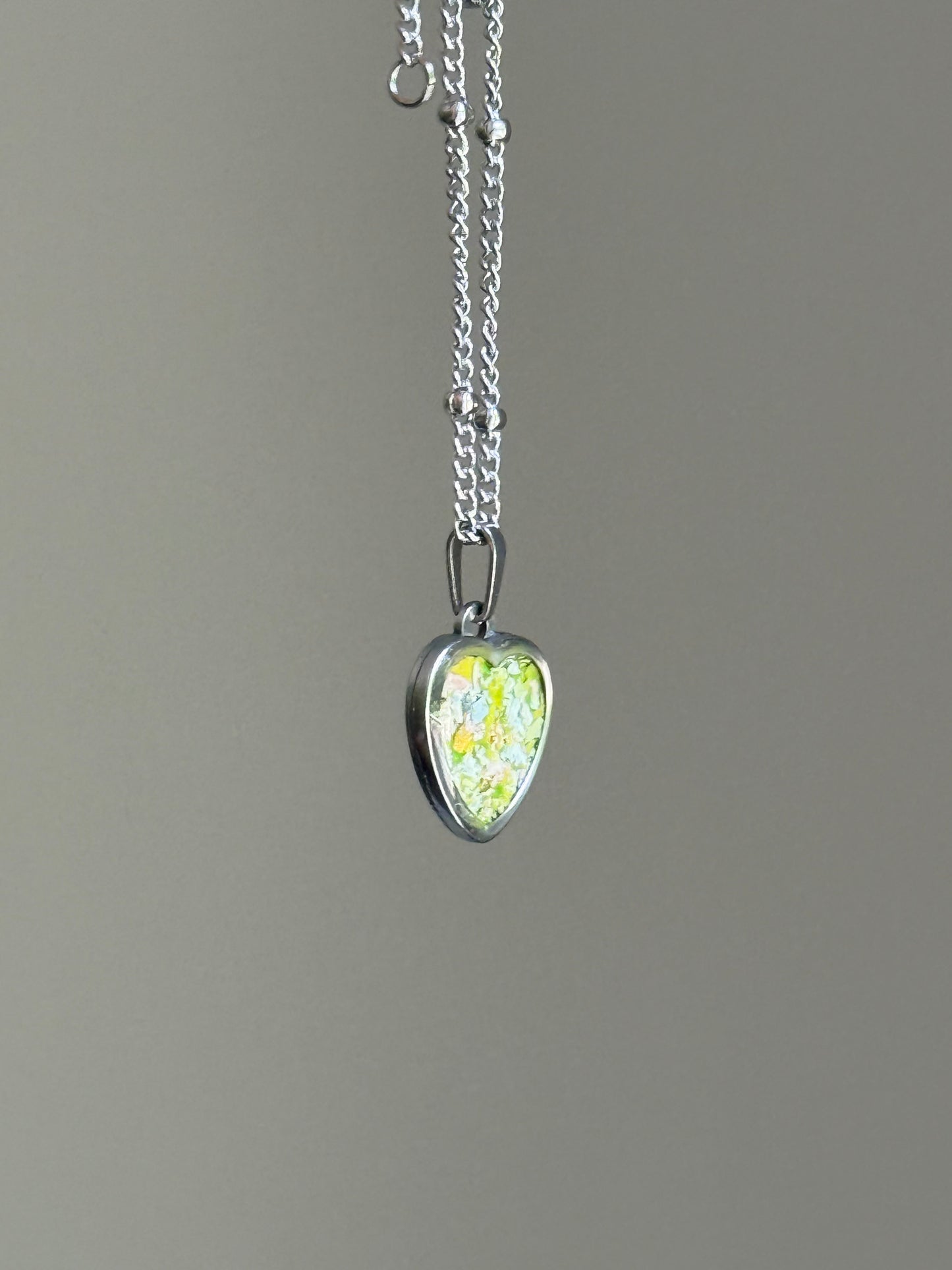 Velvet Ivy Heart Necklace