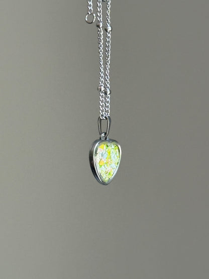 Velvet Ivy Heart Necklace