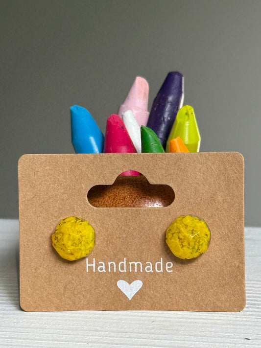 Small Round Studs (yellow)