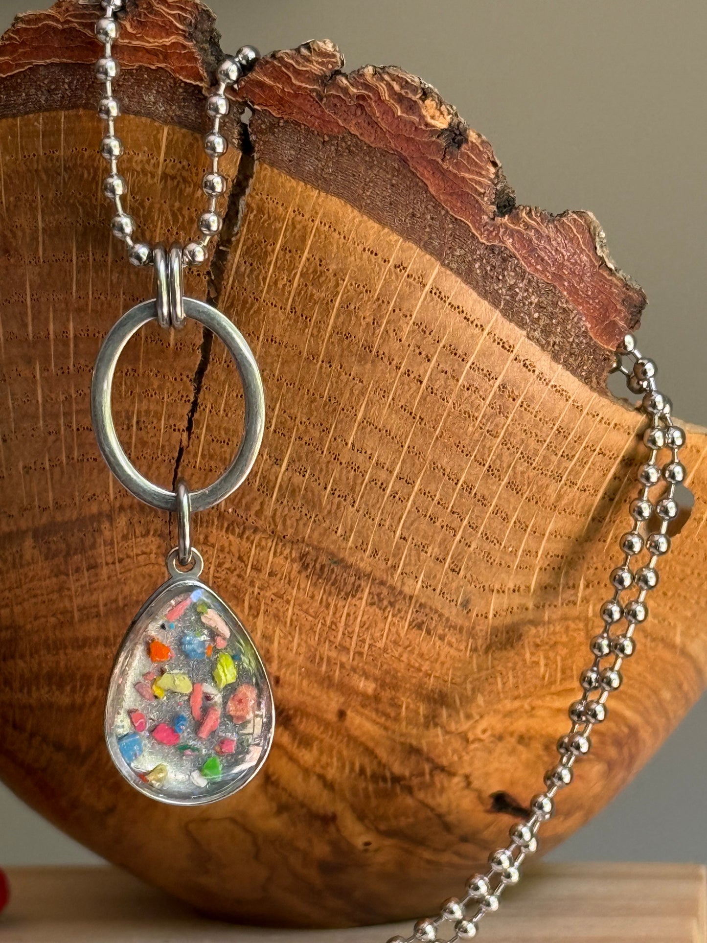 Silver Pillar Necklace