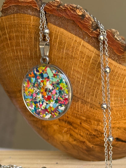 Bold Orbis Necklace (Tropical Turquoise)