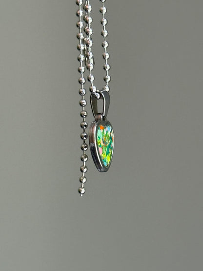 Sarai Small Heart Pendant (Nature)