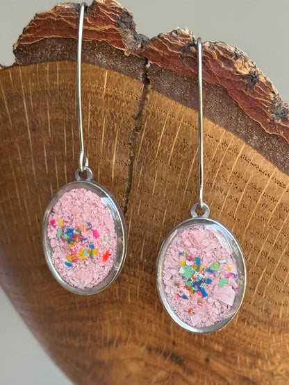 Prisma Drop Earrings (Polished Pink)