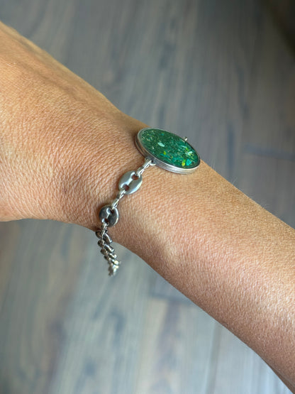 Emerald Links Mariner Bracelet