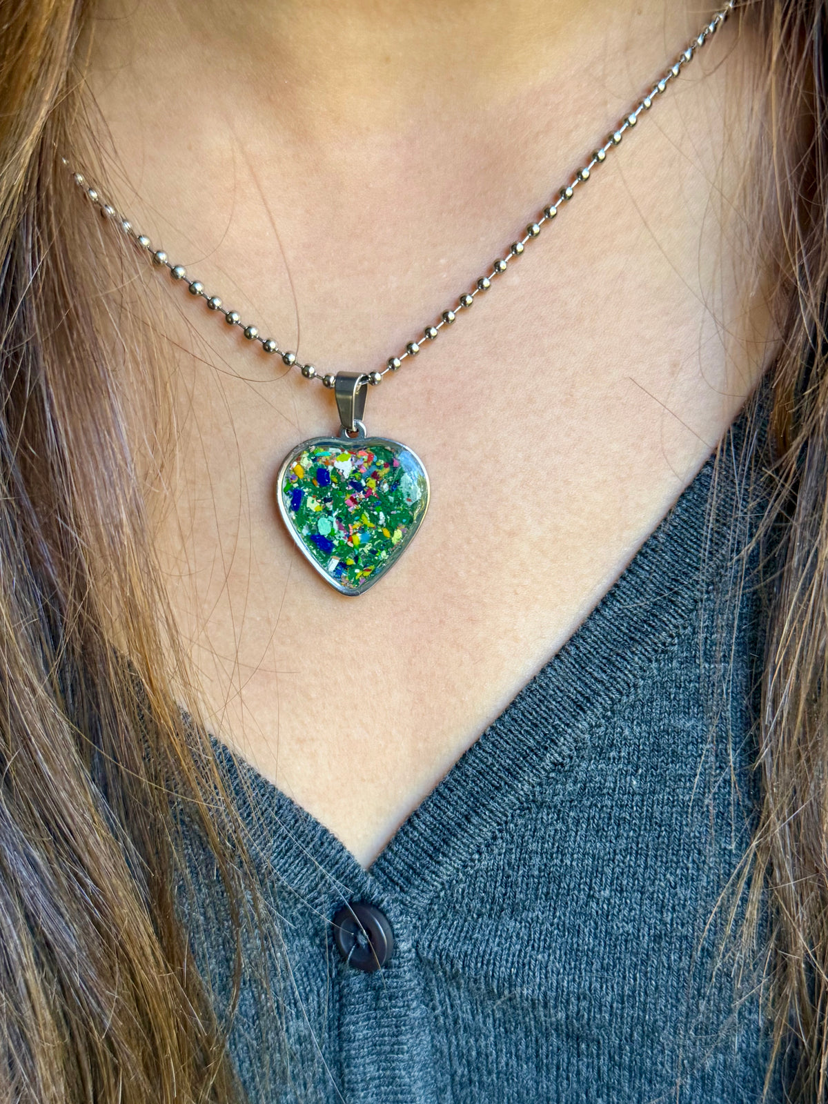 Salty Lady Heart Pendant