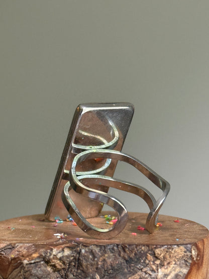 Green Light Statement Ring