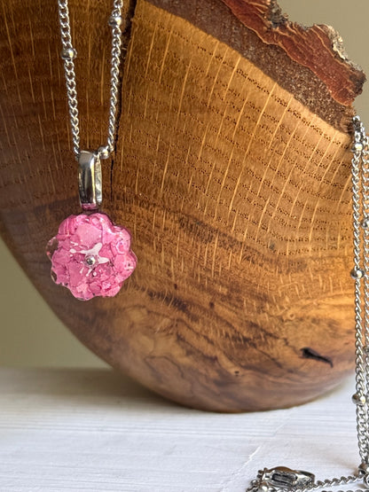 Crayon Bloom Pendant (Perfectly Pink)