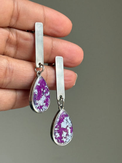 Luz Earrings (Purples)