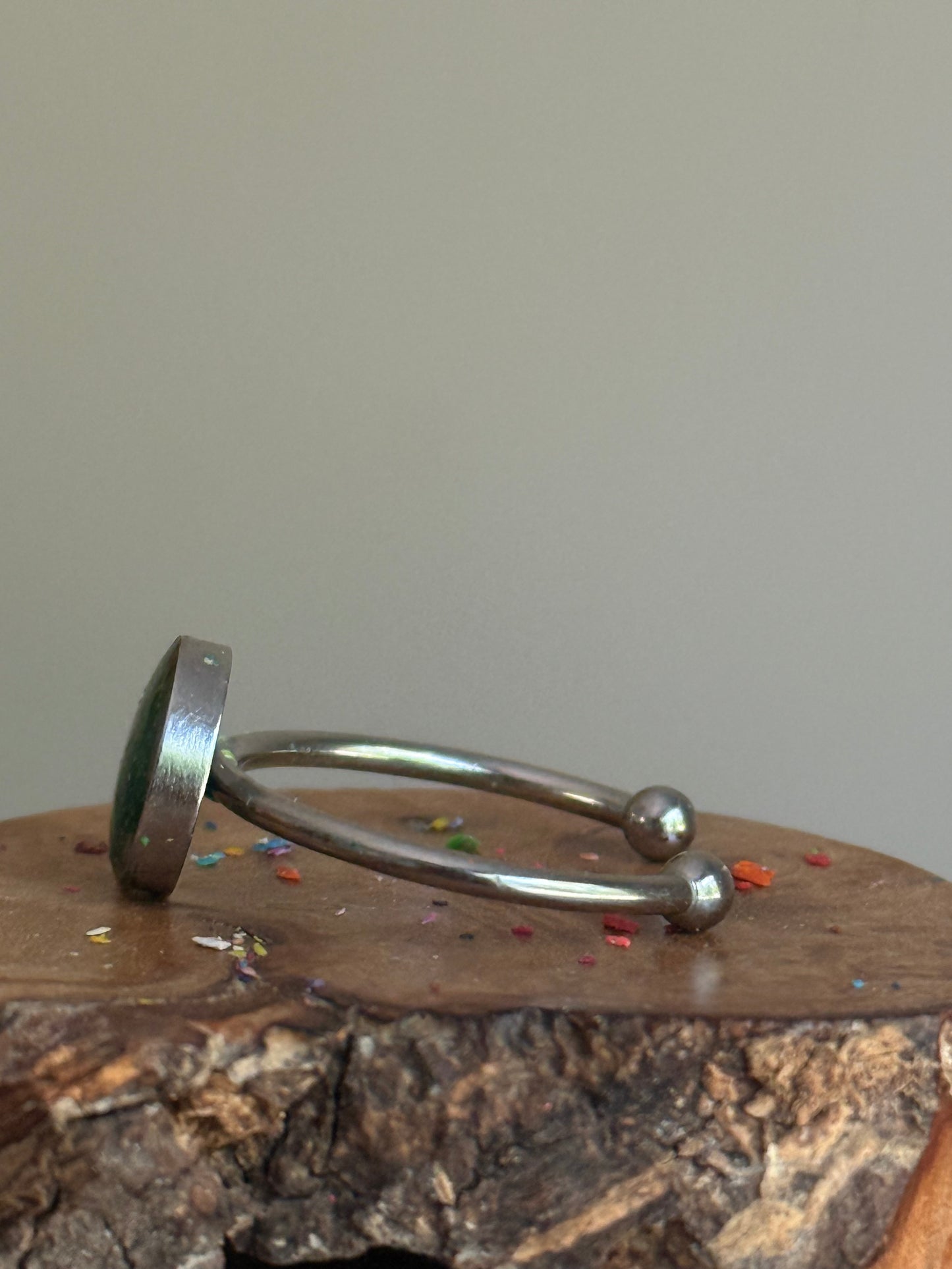 Pure Green Stacking Ring