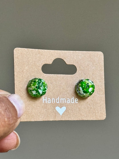 Fresh Greens Round Studs