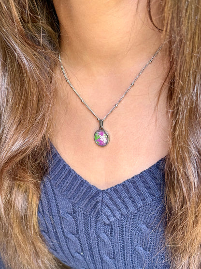 Azalea Round Necklace