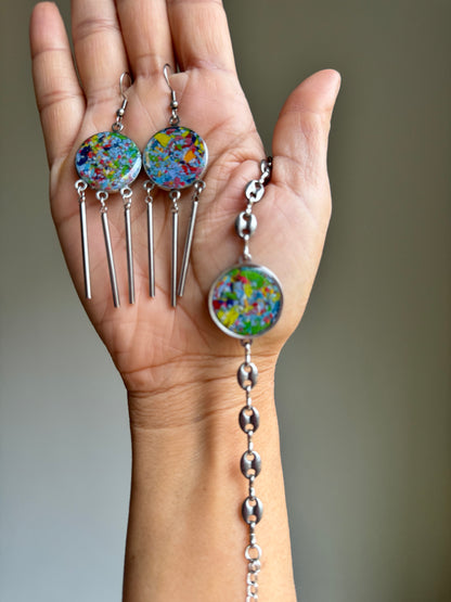 Serendipity Earrings (Blue Hues)