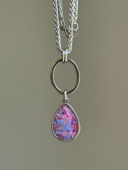 Carmen Necklace (Pinks Lilacs)