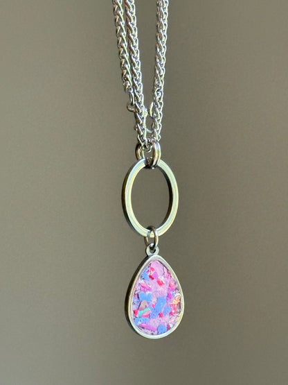 Carmen Necklace (Pinks Lilacs)