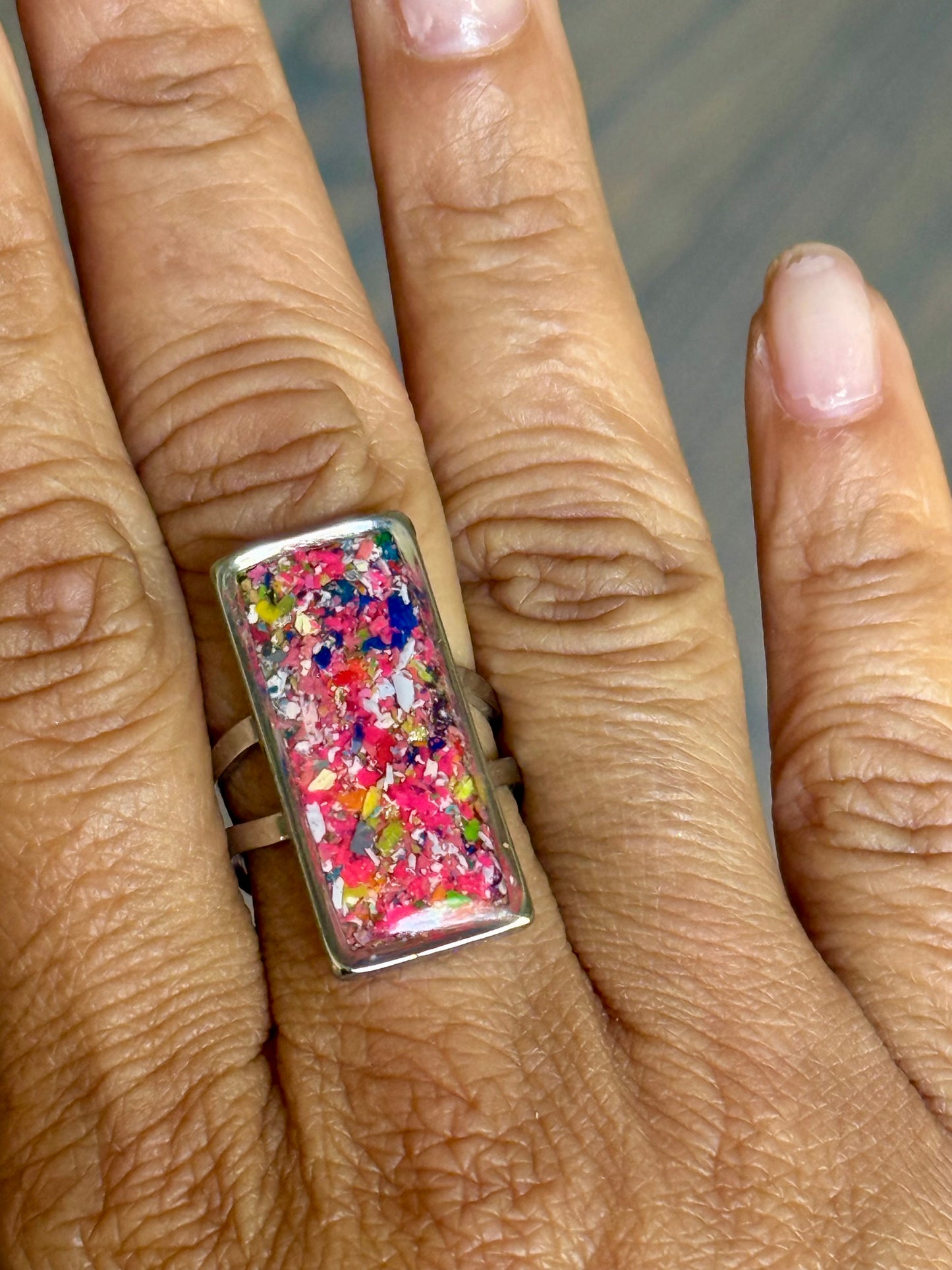 Rebel Pink Statement Ring