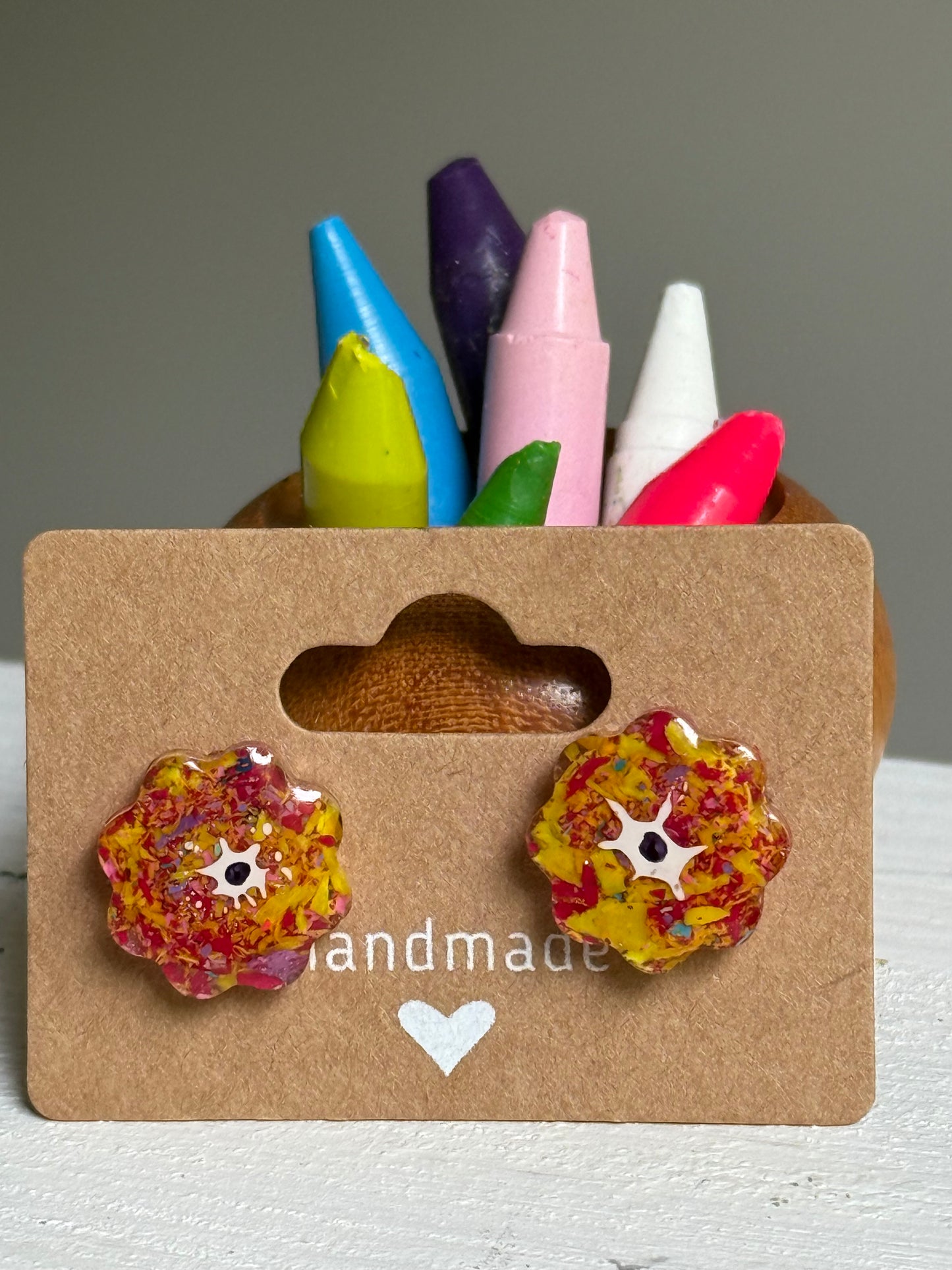 Crayon Blooms (Yellow/Red/Lilac)