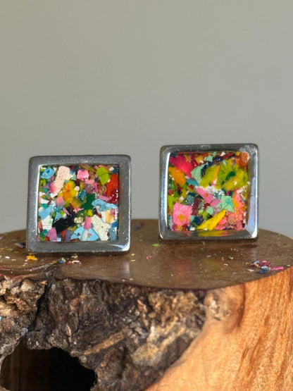 Framed Viva Square Studs