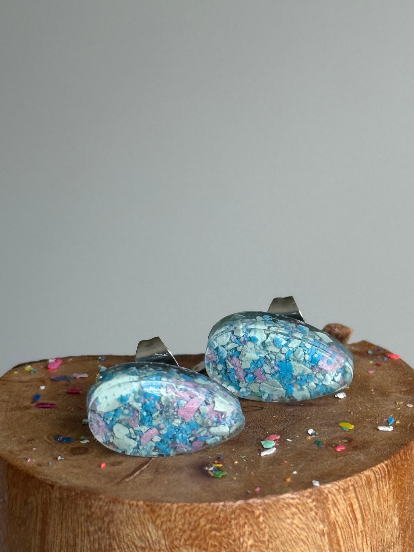 Raindrop Studs (Winter Clouds)