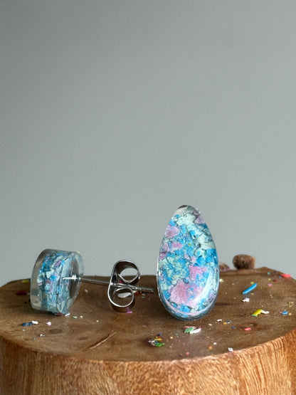 Raindrop Studs (Winter Clouds)