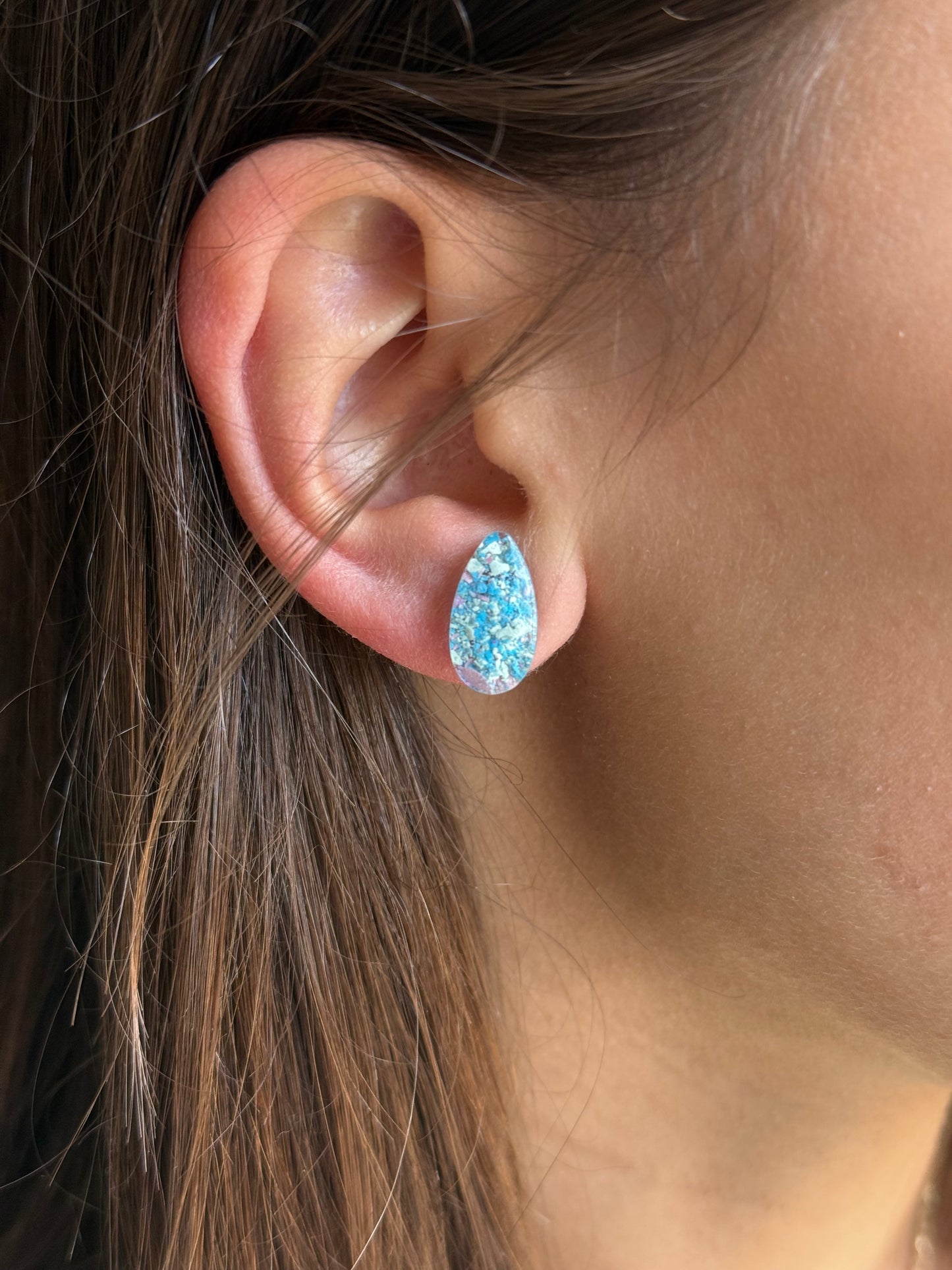 Raindrop Studs (Winter Clouds)